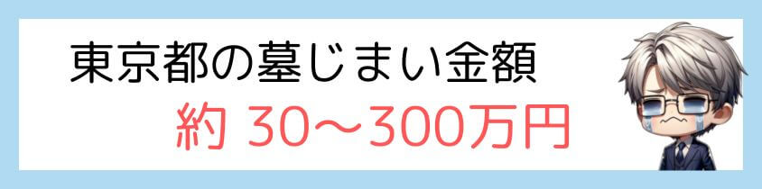 東京都の墓じまいの平均金額は？